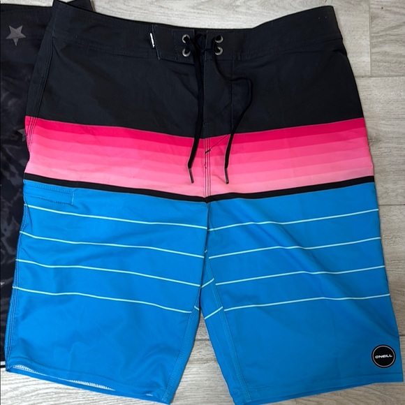 O'Neill Set of 2 Superfreak Board Shorts size 30 waist/20-21 length Ex Condition - Picture 3 of 16